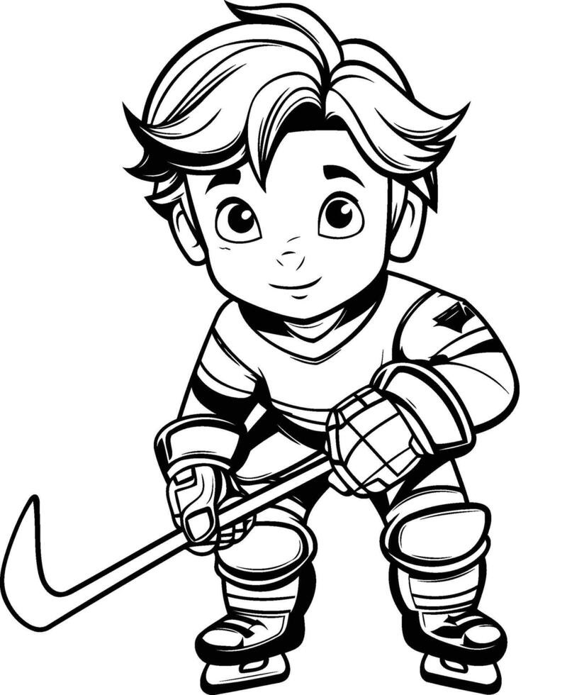Hockey coloring pages printable pdf free