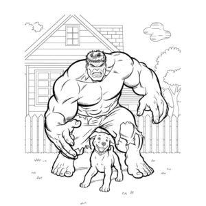 Hulk and Dog