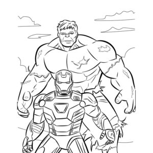 Hulk with Iron Man