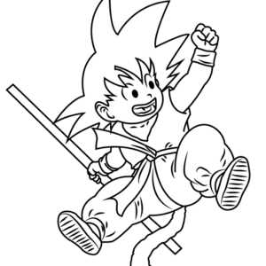 Jumping Goku