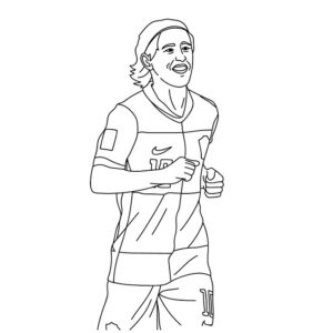 Luca Modric Drawing