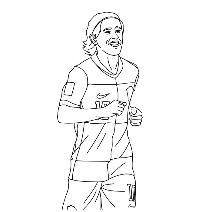 Luca Modric Drawing
