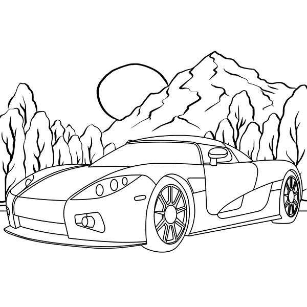 Maserati Drawing