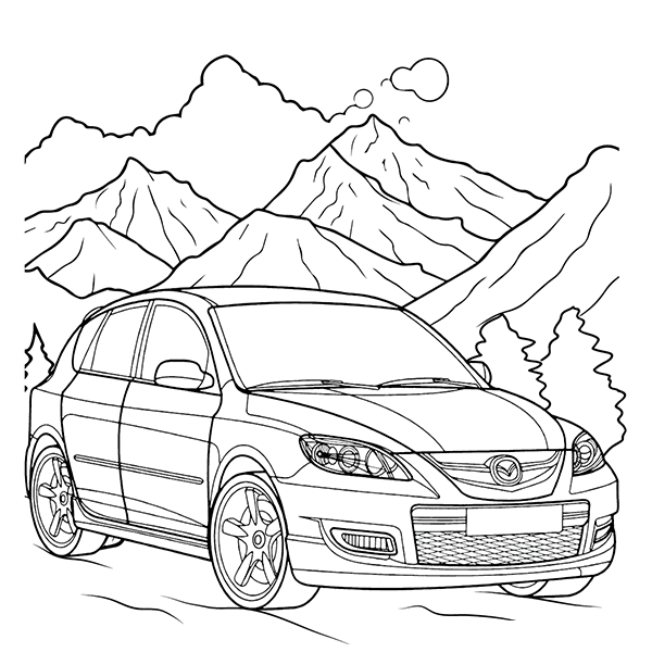 Mazda Drawing