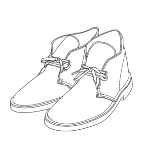 Men shoes color to print