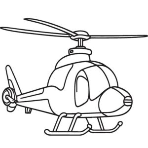 Military Helicopter coloring pages printable