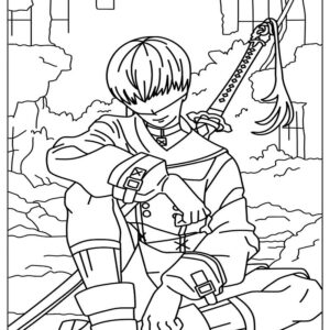 NieR Automata Printable Picture