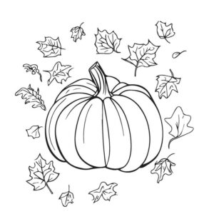 Pumpkin coloring pages free printable pdf