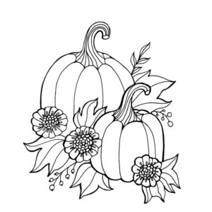 Pumpkins coloring pages