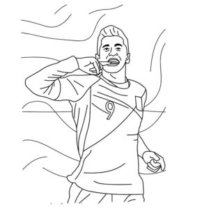 Robert Lewandowski Drawing