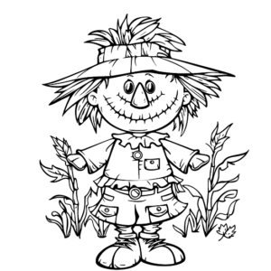 Scarecrow costume makeup