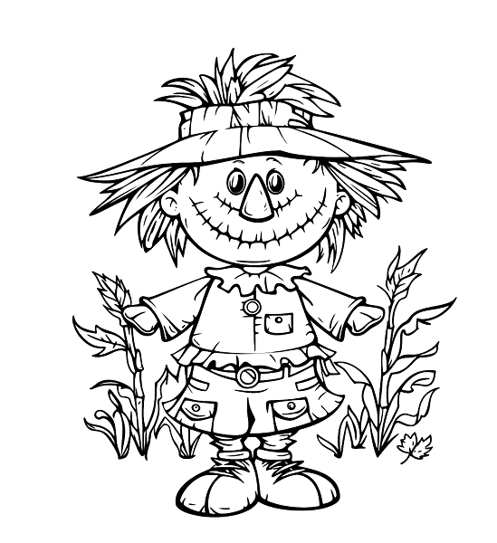 Scarecrow costume makeup