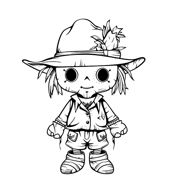 Scarecrow drawing