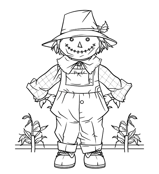 Scarecrow face paint