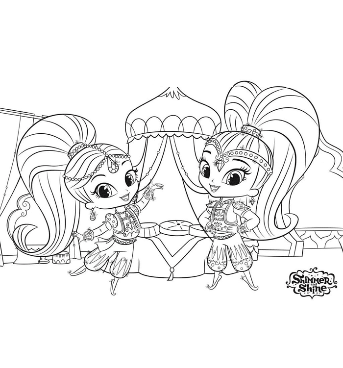 Shimmer And Shine Having Fun