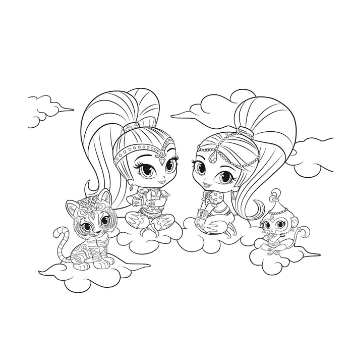 Shimmer Shine with Tala and Nahal