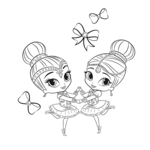 Shimmer and Shine dance