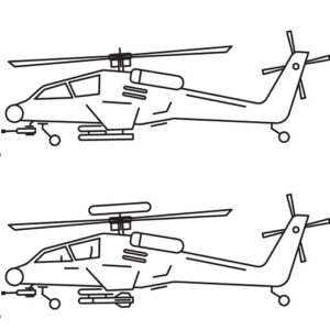 Sikorsky sh 3 sea king helicopter coloring page