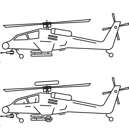 Sikorsky sh 3 sea king helicopter coloring page
