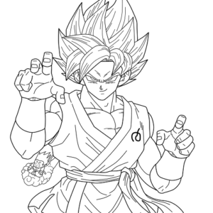 Songoku Super Saiyajin Blue