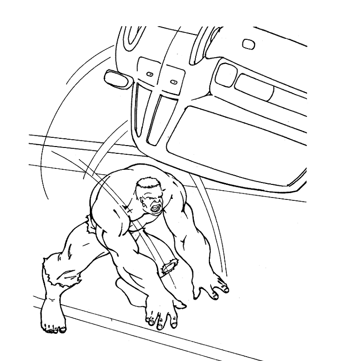 Strong Hulk Printable