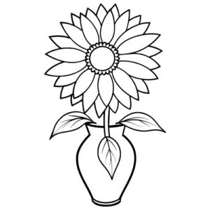 Sunflower drawing images free