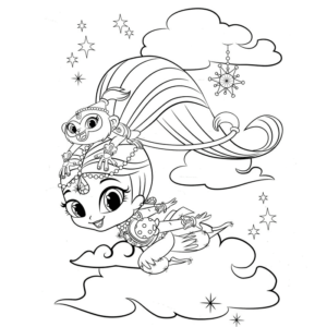 Tala Often Climbs to Shimmers Head to keep up with Mistress