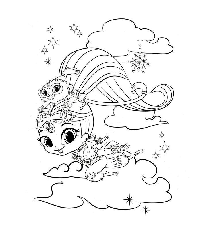 Tala Often Climbs to Shimmers Head to keep up with Mistress