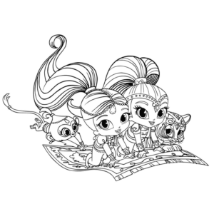 Tala and Nahal are Shimmer and Shines pets