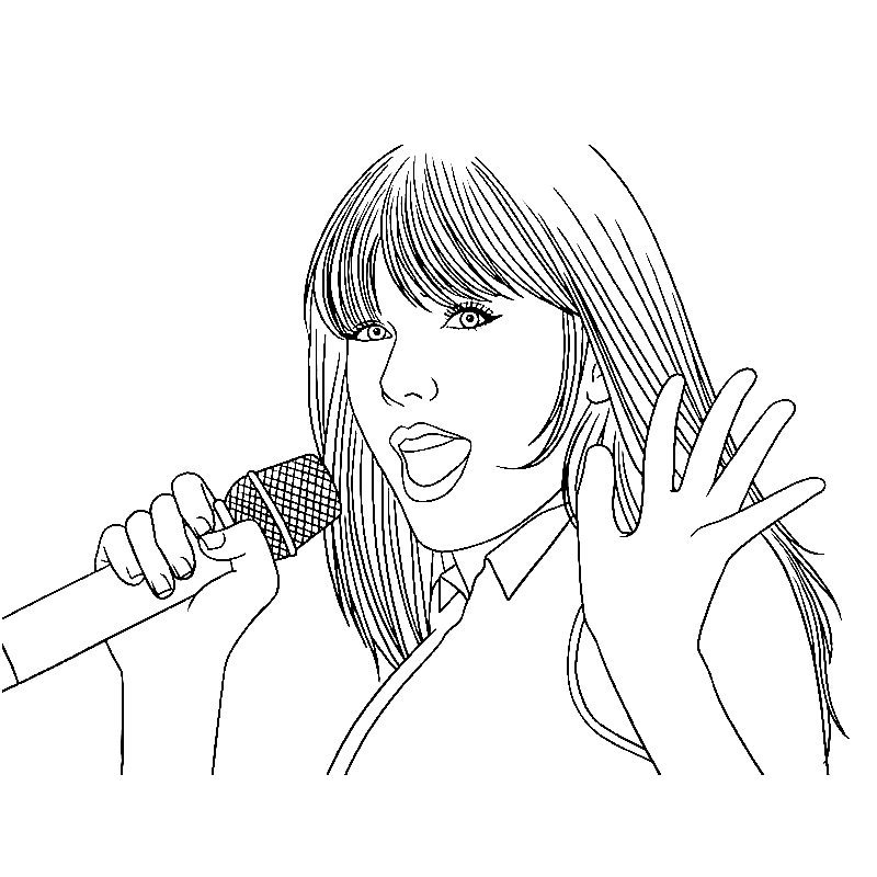 Taylor Swift Coloring Book