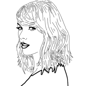 Taylor Swift drawing easy for kids