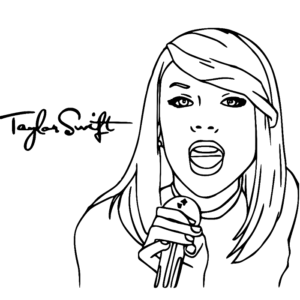 Taylor Swift with Microphone