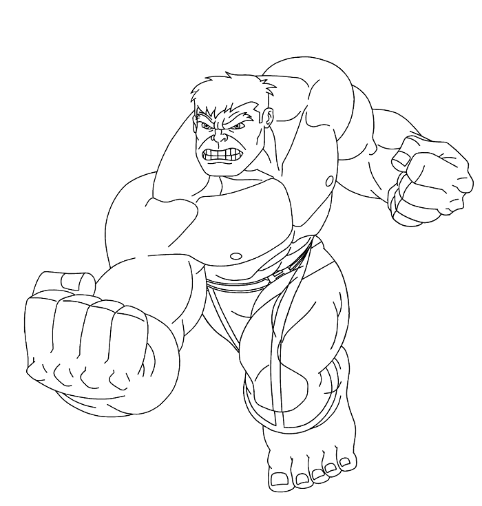 The Avengers Hulk Printable