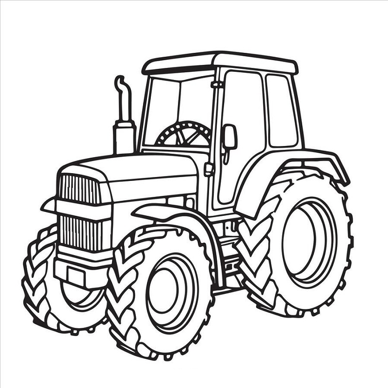 Tractor Pictures to color printable
