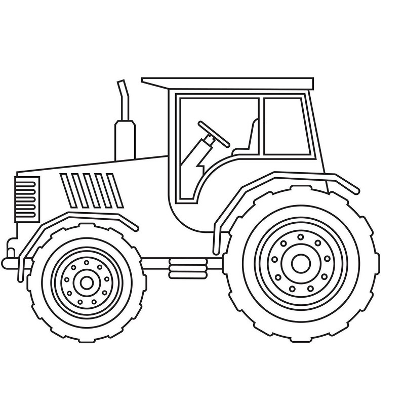 Tractor coloring pages printable pdf