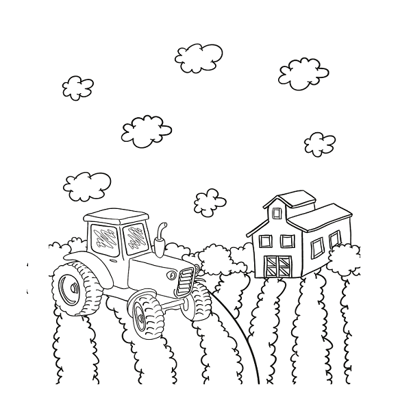 Tractor drawing