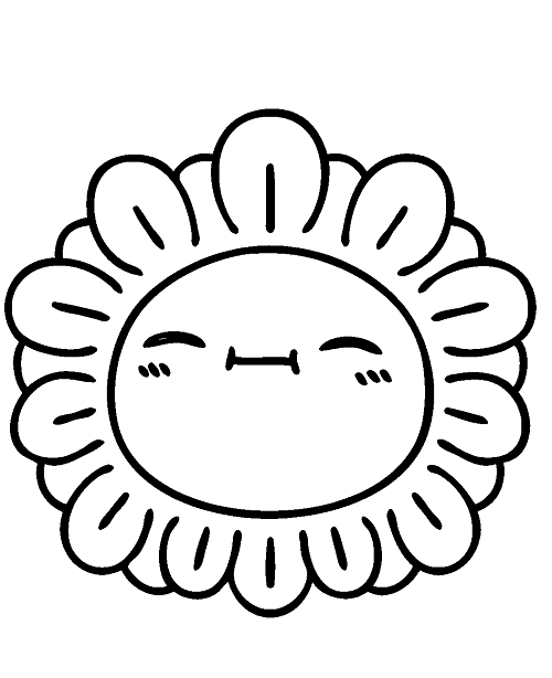 Sunflower Cartoon