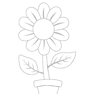 sunflower dot to dot