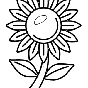 sunflower painting for kids