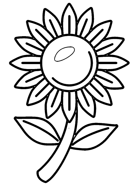 Sunflower painting for kids
