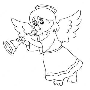 Angel Pictures to color online