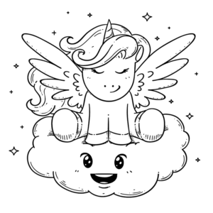 Angel Pony coloring pages