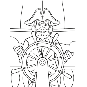 Coloring Book Pages Of Pirate Ships