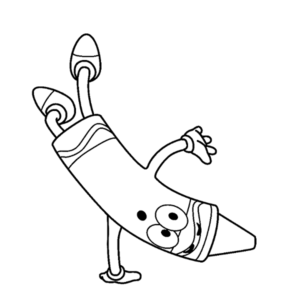 Crayon Handstand