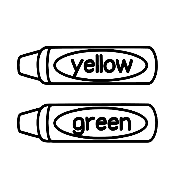 Crayon Yellow Green
