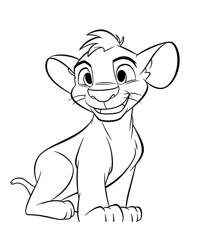 Cute Simba Cartoon