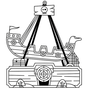 Download Coloring Pages Pirate Ship