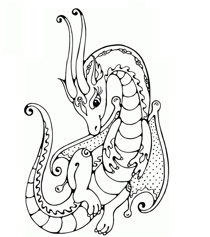 Dragon Coloring Pages