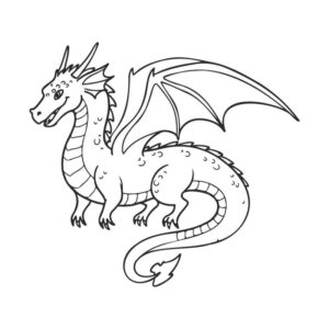 Dragon coloring pages free printable