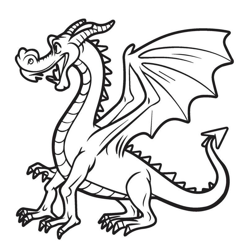 Dragon drawing for kids